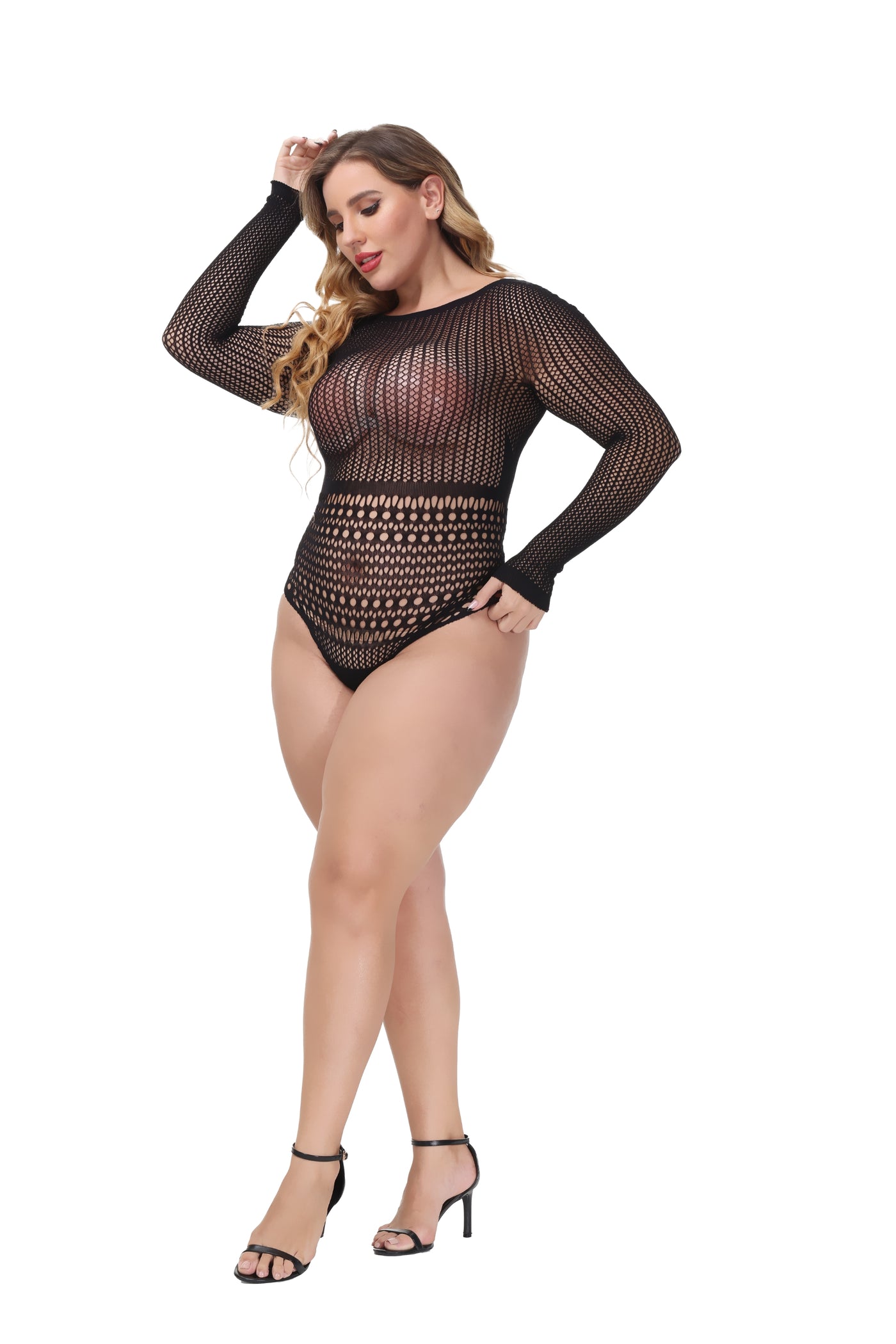 Bodystocking 211248-Plus-Size Side 2