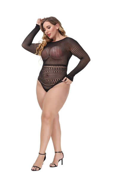 Bodystocking 211248-Plus-Size Side 2